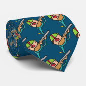 Klay Pigeon Trap Shooting Stropdas (Opgerold)