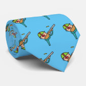 Klay Pigeon Trap Shooting Stropdas (Opgerold)