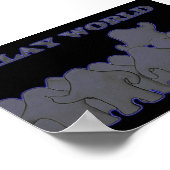 Klay World Poster Black Glow (Hoek)