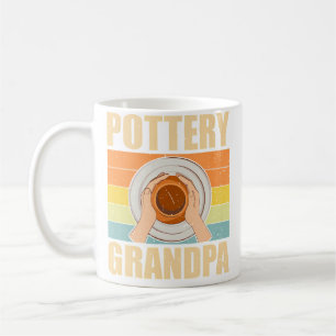 Kle grandpa vintage kunstenaar grappige aardewerk koffiemok
