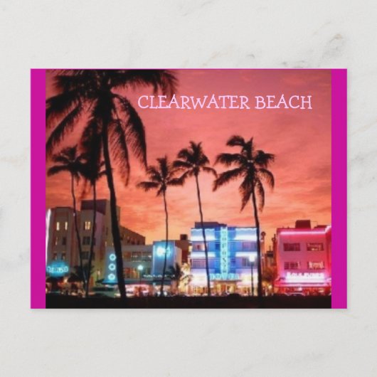 KLEARWATER, FLORIDA BRIEFKAART (Voorkant)
