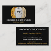 Kleding Apparel Sweatshirt Aangepaste monogram Visitekaartje (Voorkant / Achterkant)