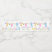 Kleding Baby shower Waterfles Etiket (Enkel label)