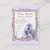 kleding Boutique, Costume Designer Visitekaartje (Achterkant)