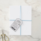 kleding branding prijs korting Labels Cadeaulabel (Met Touw)