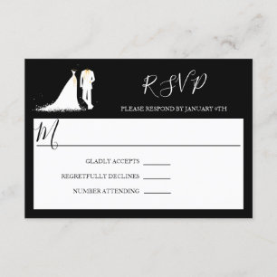 Kleding en smoking - RSVP Kaart