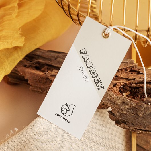 Kleding Hang Label Modern Contemporary