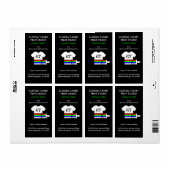 Kleding Kleding T-shirt Pod Vinyl Etiket (Full Sheet)