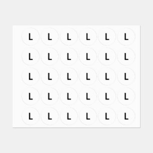 Kleding L Grote Maat Ronde Zelfklevende Labels voo