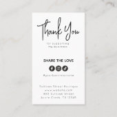 Kleding Label Prijs Maat Logo Hang Label (Achterkant)