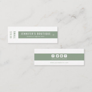 Kleding Labels Groen Label met groene prijs voor k