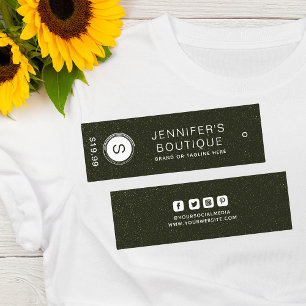 Kleding Labels Klein bedrijf Groen Wit