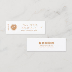 Kleding Labels Klein Bedrijf Tan Prijs Labels