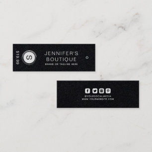 Kleding Labels Klein-zwart wit