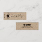 Kleding Labels Kleine Bedrijfs Kraft Prijs Labels (Voorkant / Achterkant)