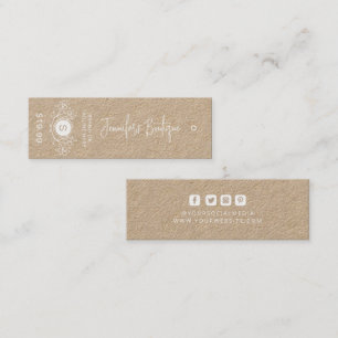 Kleding Labels Kleine Bedrijfs Kraft Prijs Labels