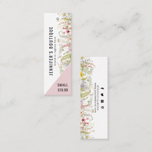 Kleding Labels Kleine Bedrijven Floral Prijs Label
