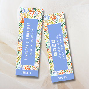 Kleding Labels Kleine Bedrijven Floral Prijs Label