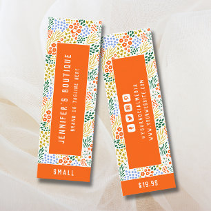 Kleding Labels Kleine Bedrijven Floral Prijs Label