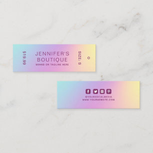 Kleding Labels Kleine bedrijven Moderne regenboog