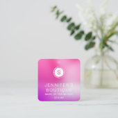 Kleding Labels Kleine bedrijven Ombre Roze Paarse (Staand voorkant)