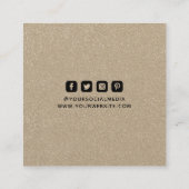 Kleding Labels Kleine Onderneming Champagne Glitte (Achterkant)