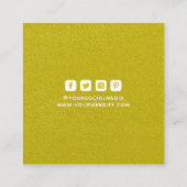 Kleding Labels Kleine Onderneming Glitter (Achterkant)