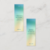 Kleding Labels Kleine Onderneming Moderne Abstract (Voorkant / Achterkant)