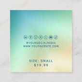 Kleding Labels Kleine Onderneming Moderne Abstract (Achterkant)