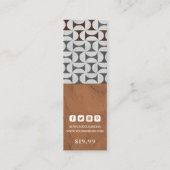 Kleding Labels Kleine Onderneming Moderne Geometri (Achterkant)