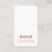 Kleding Labels Kleine Onderneming Rood Wit (Achterkant)