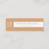 Kleding Labels Kleine Onderneming Tan Witte Prijs (Voorkant)