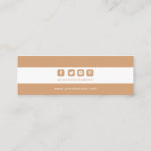 Kleding Labels Kleine Onderneming Tan Witte Prijs (Achterkant)