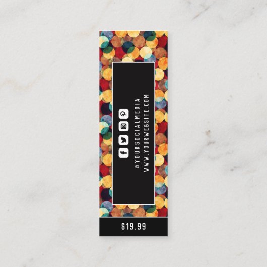 Kleding Labels Kleine Ondernemingen Sparkle Price (Achterkant)