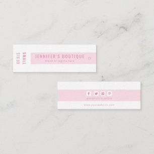 Kleding Labels Kleine Roze Witte Prijs Labels