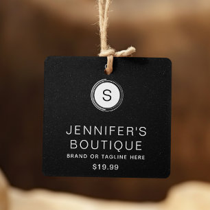 Kleding - Labels voor kleine bedrijven - zwart gli