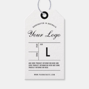Kleding Logo hangt Label prijs af Cadeaulabel