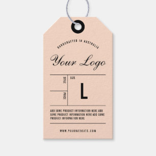 Kleding Logo hangt Label prijs af Cadeaulabel