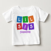 Kleding met de kleine Sis CUSTOM-NAAM (Voorkant)
