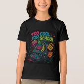 kleding | TE COOL VOOR SCHOOL Tri-Blend Shirt (Voorkant)