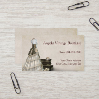 kleding Thrift Shop Boutique Business Visitekaartje