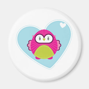 KLEDING:: uil - hoot Magneet