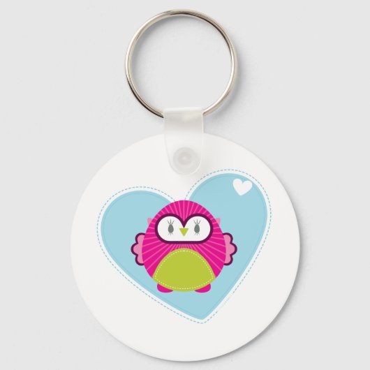 KLEDING:: uil - hoot Sleutelhanger (Voorkant)