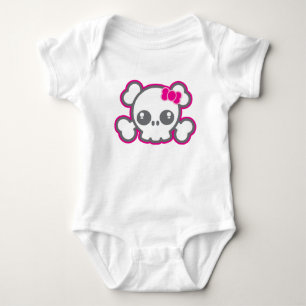 Kleding van de Schedel van het Lint van Kawaii de Romper