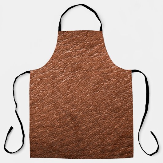 Kleding van leder en bruin schort (Voorkant)