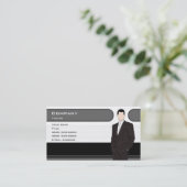 Kleding van mannen visitekaartje (Staand voorkant)