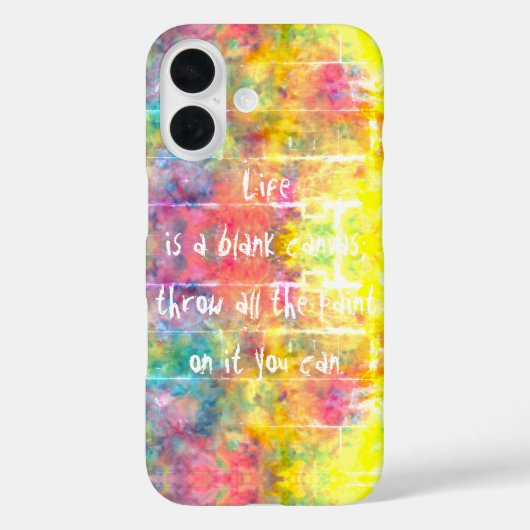 [Kleding van schilder] Onderdruk regenboogkleurig  Case-Mate iPhone Case (Achterkant)