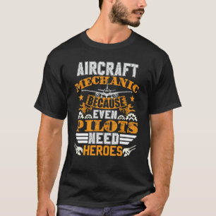 Kleding voor vliegtuigmontage Luchtvaart vliegt T-shirt