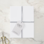 Kleding zwart met hoge schermprijs Label hangen Cadeaulabel (Met Touw)