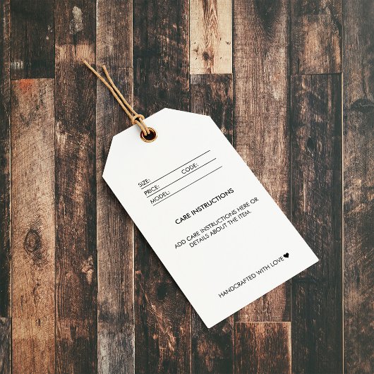 Kleding zwart met hoge schermprijs Label hangen Cadeaulabel